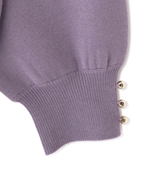 PROPORTION BODY DRESSING（プロポーションボディドレッシング）の「【美人百花11月号 掲載商品】デコルテハートボリュームスリーブ / 1211270005（ニット/セーター・レディース・ベージュ系その他/ブラウン系その他/ブラック/パープル系その他・MEDIUM/SMALL）」の12枚目の写真