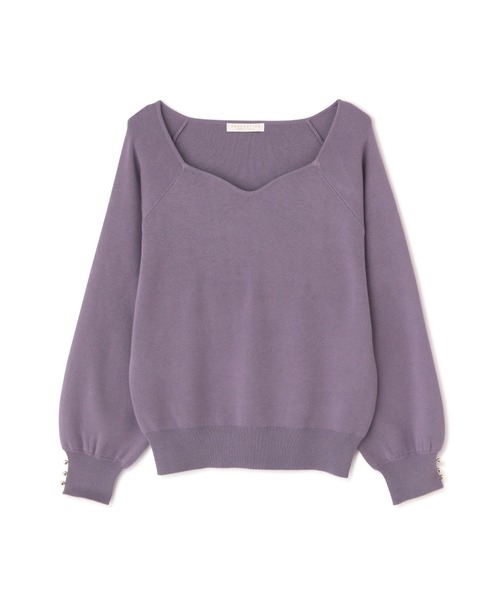 PROPORTION BODY DRESSING（プロポーションボディドレッシング）の「【美人百花11月号 掲載商品】デコルテハートボリュームスリーブ / 1211270005（ニット/セーター・レディース・ベージュ系その他/ブラウン系その他/ブラック/パープル系その他・MEDIUM/SMALL）」の18枚目の写真