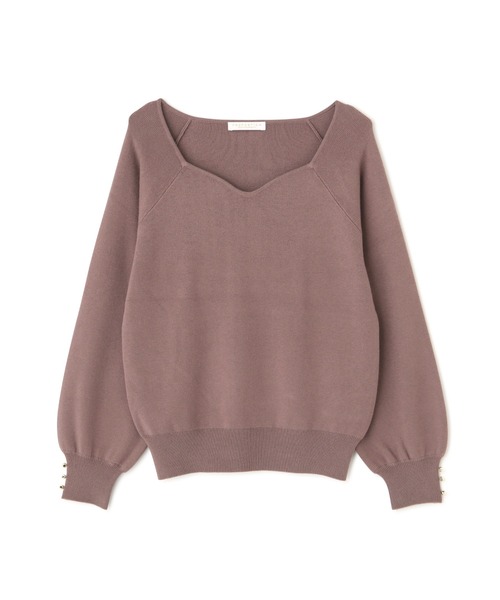 PROPORTION BODY DRESSING（プロポーションボディドレッシング）の「【美人百花11月号 掲載商品】デコルテハートボリュームスリーブ / 1211270005（ニット/セーター・レディース・ベージュ系その他/ブラウン系その他/ブラック/パープル系その他・MEDIUM/SMALL）」の17枚目の写真