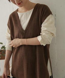 URBAN RESEARCH DOORS | Vネックルーズベスト(ニット/セーター)