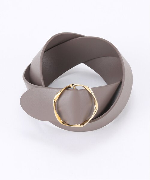 frames RAY CASSIN（フレームスレイカズン）の「たたきリング太ベルト（ベルト・レディース・グリーン/キナリ/モカ・FREE）」の3枚目の写真