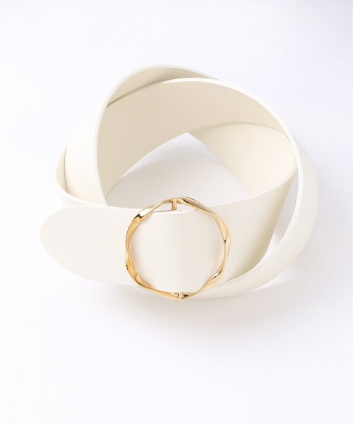 frames RAY CASSIN（フレームスレイカズン）の「たたきリング太ベルト（ベルト・レディース・グリーン/キナリ/モカ・FREE）」の4枚目の写真