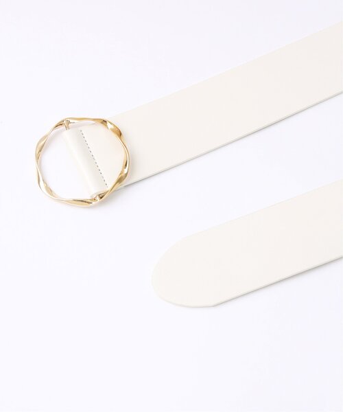 frames RAY CASSIN（フレームスレイカズン）の「たたきリング太ベルト（ベルト・レディース・グリーン/キナリ/モカ・FREE）」の6枚目の写真