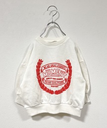 Life Support Products | ボリュームスリーブカレッジプリントスウェット（80～150cm）(スウェット)