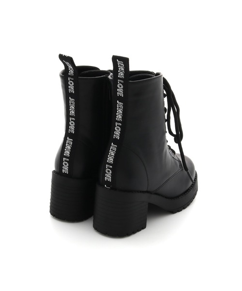 JENNI love（ジェニィラブ）の「ロゴテープレースアップブーツ（ブーツ・キッズ・ブラック/ベージュ/ラベンダー・20cm/21cm/22cm/23cm/24cm）」の22枚目の写真