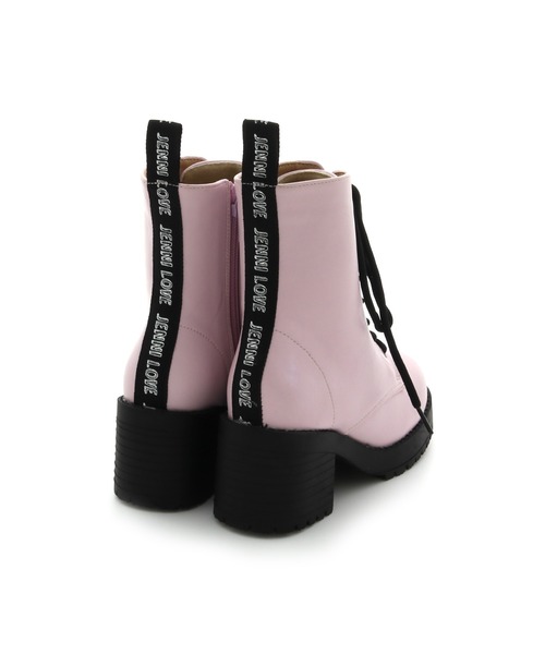 JENNI love（ジェニィラブ）の「ロゴテープレースアップブーツ（ブーツ・キッズ・ブラック/ベージュ/ラベンダー・20cm/21cm/22cm/23cm/24cm）」の12枚目の写真