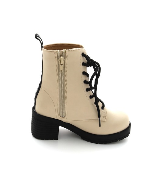 JENNI love（ジェニィラブ）の「ロゴテープレースアップブーツ（ブーツ・キッズ・ブラック/ベージュ/ラベンダー・20cm/21cm/22cm/23cm/24cm）」の20枚目の写真