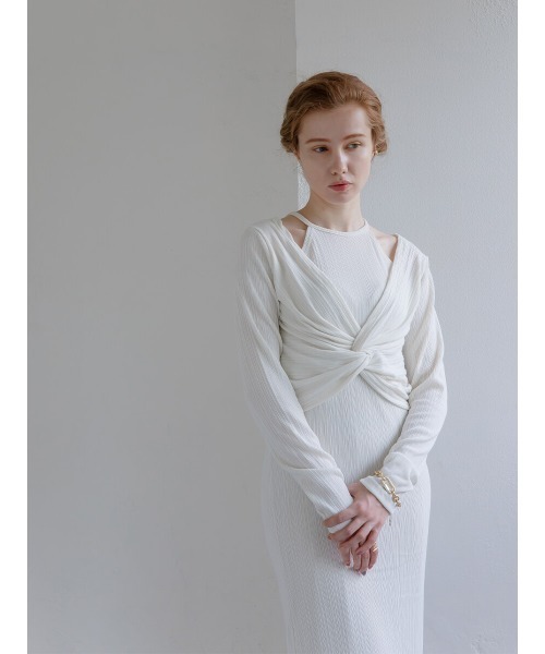 Ayla(アイラ)の「layered 2piece onepiece(ワンピース・レディース・ホワイト/ブラック・FREE)」の13枚目の写真