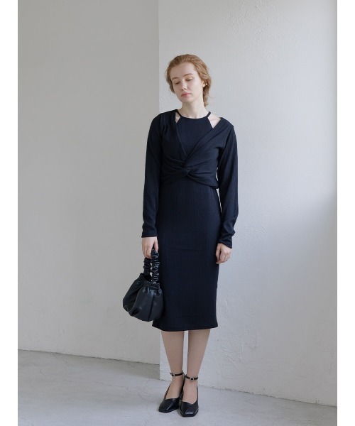 Ayla(アイラ)の「layered 2piece onepiece(ワンピース・レディース・ホワイト/ブラック・FREE)」の14枚目の写真
