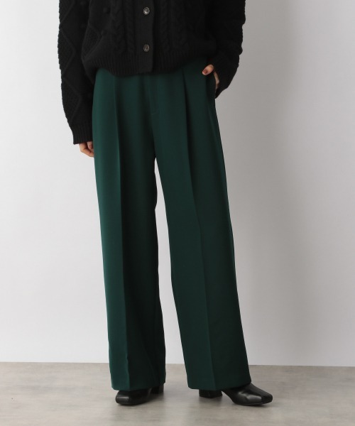 LOWRYS FARM(ローリーズファーム)の「カラーセミワイドパンツ 236226(その他パンツ・レディース・ブラック/イエロー/グリーン/アイボリー・MEDIUM/LARGE)」の3枚目の写真