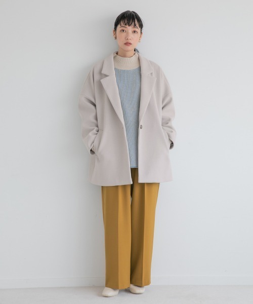 LOWRYS FARM(ローリーズファーム)の「カラーセミワイドパンツ 236226(その他パンツ・レディース・ブラック/イエロー/グリーン/アイボリー・MEDIUM/LARGE)」の7枚目の写真