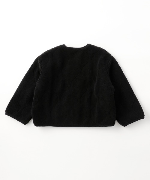 D.fesense（ディーフェセンス）の「リバーシブルボアジャケット（その他アウター・キッズ・ブラック/ピンクベージュ/チャコール・90cm/110cm/100cm/80ｃｍ）」の8枚目の写真