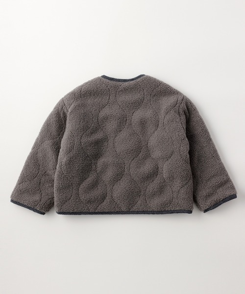 D.fesense（ディーフェセンス）の「リバーシブルボアジャケット（その他アウター・キッズ・ブラック/ピンクベージュ/チャコール・90cm/110cm/100cm/80ｃｍ）」の14枚目の写真