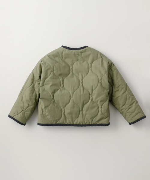 D.fesense（ディーフェセンス）の「リバーシブルボアジャケット（その他アウター・キッズ・ブラック/ピンクベージュ/チャコール・90cm/110cm/100cm/80ｃｍ）」の12枚目の写真