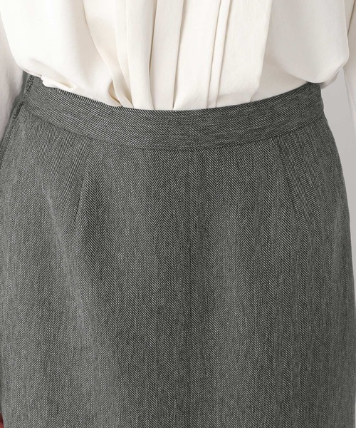 LEPSIM（レプシィム）の「ヘリンボーンタイトスカート 217353