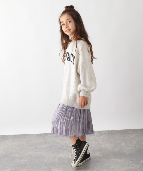 GLOBAL WORK(グローバルワーク)の「【キッズ】イージーDRYロゴチュニック/229730(スウェット・キッズ・チャコールグレー/ネイビー/ホワイト系その他2/グリーン/グレー・110cm/100cm/120cm/130cm/140cm/150cm/160cm)」の21枚目の写真