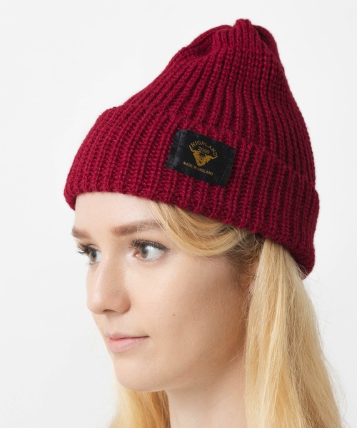 HIGHLAND 2000 HC アルパカウール ニット帽 ボブキャップ