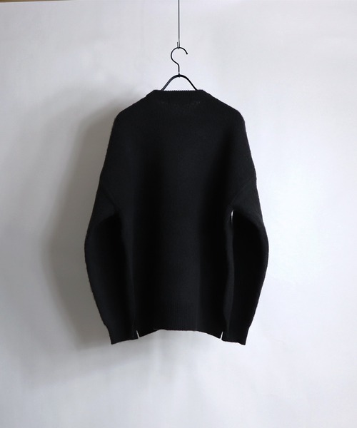 Confirm（コンファーム）の「Confirm / コンファーム モヘアライククルーニット（ニット/セーター・メンズ・ライトグレー/スカイブルー/ブラック/モカ・M/L）」の12枚目の写真