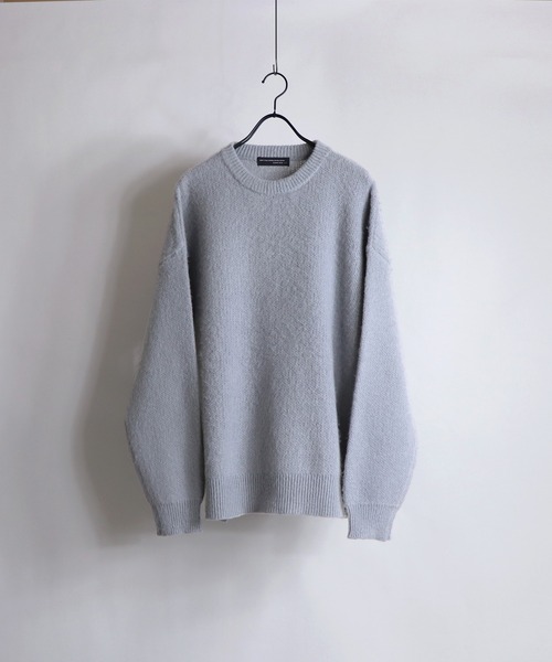 Confirm（コンファーム）の「Confirm / コンファーム モヘアライククルーニット（ニット/セーター・メンズ・ライトグレー/スカイブルー/ブラック/モカ・M/L）」の10枚目の写真