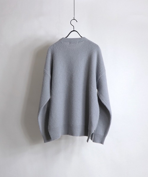 Confirm（コンファーム）の「Confirm / コンファーム モヘアライククルーニット（ニット/セーター・メンズ・ライトグレー/スカイブルー/ブラック/モカ・M/L）」の5枚目の写真