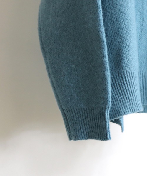 Confirm（コンファーム）の「Confirm / コンファーム モヘアライククルーニット（ニット/セーター・メンズ・ライトグレー/スカイブルー/ブラック/モカ・M/L）」の13枚目の写真