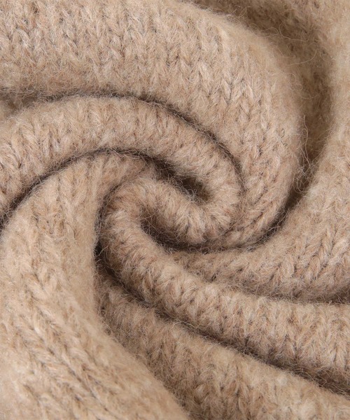 titivate（ティティベイト）の「ｵｰﾊﾞｰｻｲｽﾞｸﾙｰﾈｯｸﾙｰｽﾞﾆｯﾄ（ニット/セーター・レディース・ベージュ/イエロー/アイボリー/ライトパープル・S/M）」の14枚目の写真