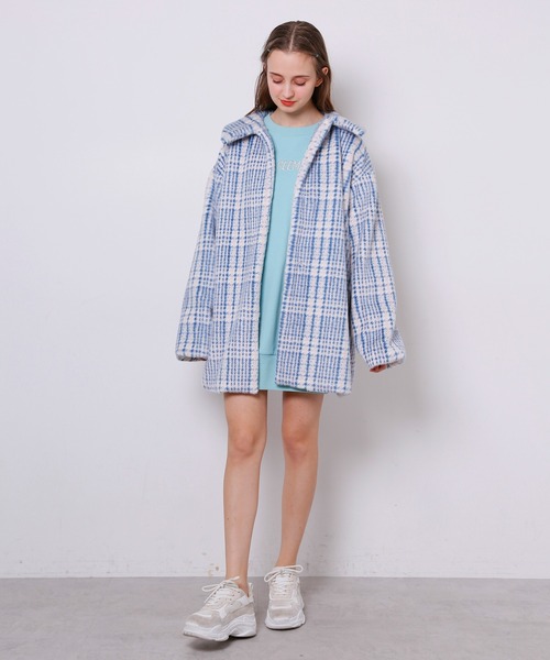 Seemi. byNICECLAUP（ シーミーバイナイスクラップ）の「Seemi.ビックスウェット（Tシャツ/カットソー・レディース・グレー/ミント/オートミール・FREE）」の16枚目の写真