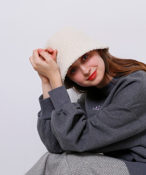Seemi. byNICECLAUP（ シーミーバイナイスクラップ）の「Seemi.ビックスウェット（Tシャツ/カットソー・レディース・グレー/ミント/オートミール・FREE）」の11枚目の写真