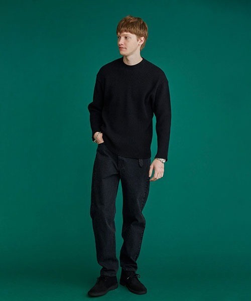 THE SHINZONE(ザ シンゾーン)の「BRANDON JEANS(デニムパンツ・メンズ・ブラック/アイボリー・4/3)」の3枚目の写真