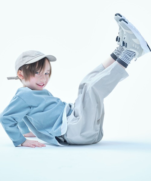 devirock（デビロック）の「速乾9分丈クライミングパンツ（その他パンツ・キッズ・ライトグレー/ブラック/ライトカーキ/グレー系その他/パープル系その他・120cm/130cm/140cm/110cm/100cm/150cm/160cm）」の2枚目の写真