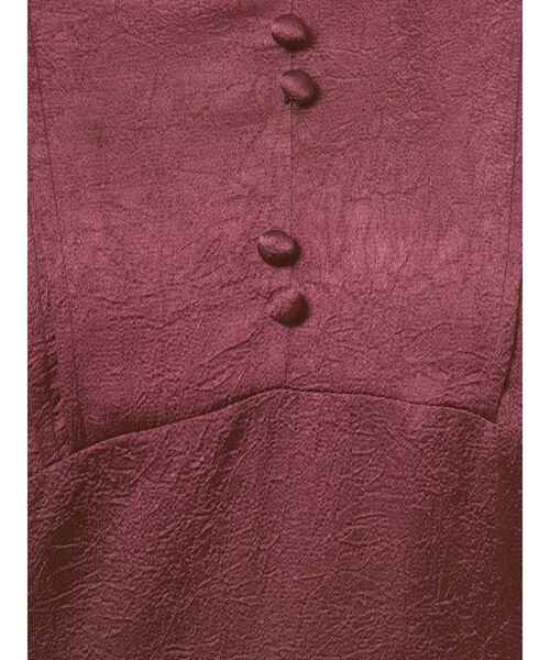 LAGUNAMOON（ラグナムーン）の「フロントピンタックサテンワンピース（ワンピース・レディース・アイボリー/ボルドー/ブルー・SMALL/MEDIUM）」の11枚目の写真