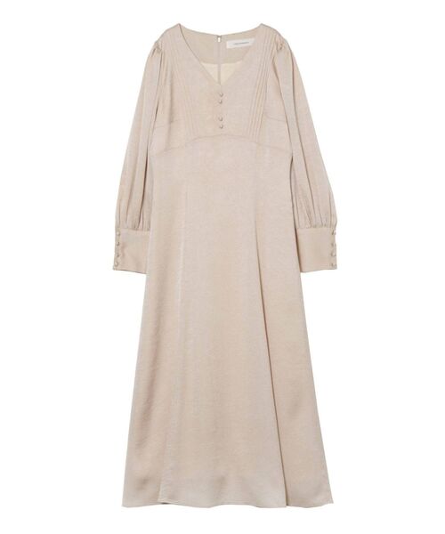 LAGUNAMOON（ラグナムーン）の「フロントピンタックサテンワンピース（ワンピース・レディース・アイボリー/ボルドー/ブルー・SMALL/MEDIUM）」の16枚目の写真