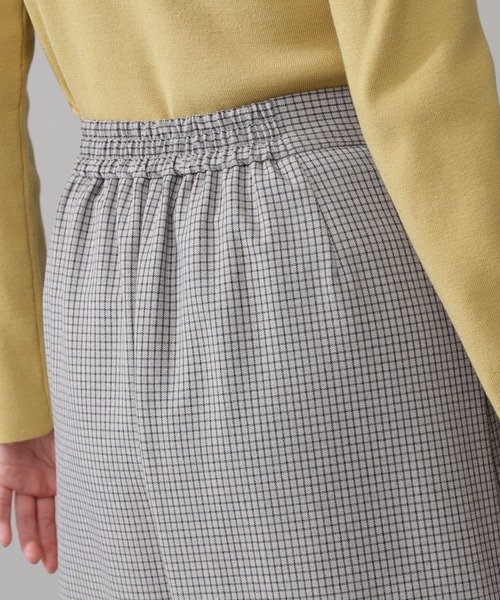 N.(N. Natural Beauty Basic)(エヌエヌナチュラルビューティーベーシック)の「◆サイドボタンラップスカート(スカート・レディース・グレー系その他/パープル/イエロー・MEDIUM)」の15枚目の写真