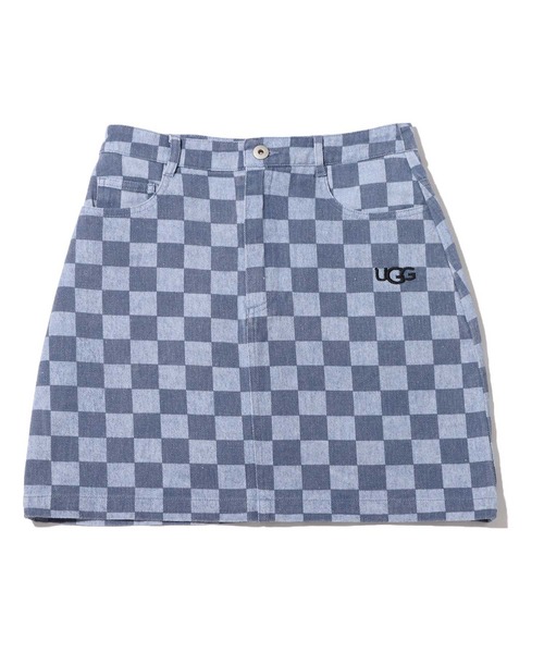 UGG（アグ）の「UGG@mos ツイル ミニスカート / アグ ツイル ミニスカート（スカート・レディース・ホワイト/ブルー/グリーン・M/L）」の5枚目の写真