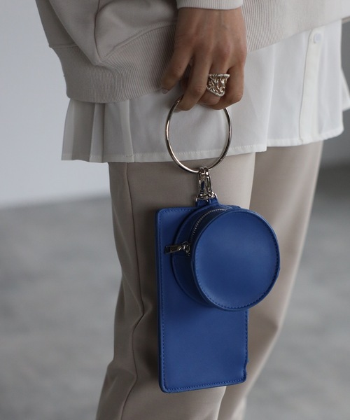 ap retro（アプレトロ）の「カラーリングショルダーBAG（ショルダーバッグ・レディース・ピンク/イエロー/グリーン/ブルー/ブラック・FREE）」の4枚目の写真