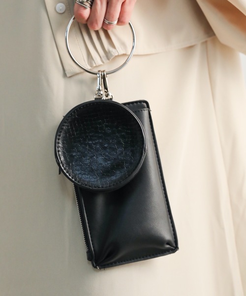 ap retro（アプレトロ）の「カラーリングショルダーBAG（ショルダーバッグ・レディース・ピンク/イエロー/グリーン/ブルー/ブラック・FREE）」の2枚目の写真