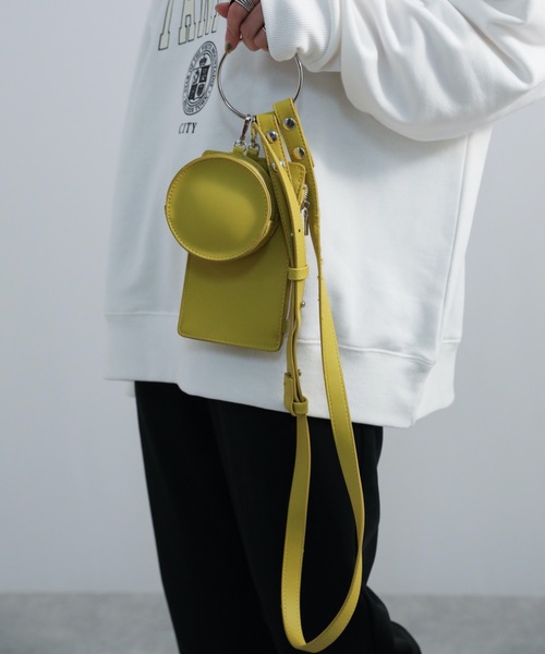 ap retro（アプレトロ）の「カラーリングショルダーBAG（ショルダーバッグ・レディース・ピンク/イエロー/グリーン/ブルー/ブラック・FREE）」の15枚目の写真