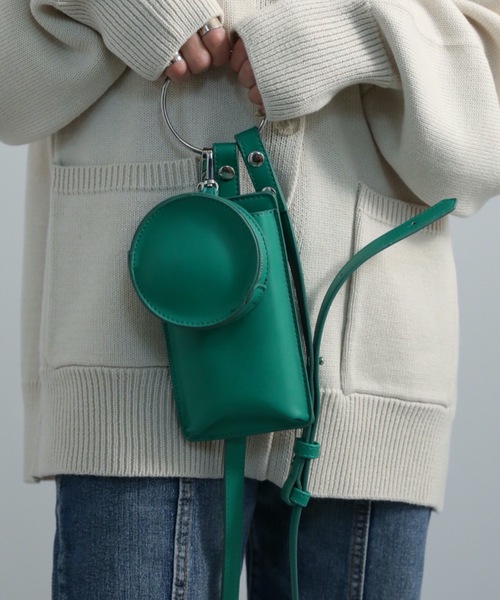 ap retro（アプレトロ）の「カラーリングショルダーBAG（ショルダーバッグ・レディース・ピンク/イエロー/グリーン/ブルー/ブラック・FREE）」の13枚目の写真