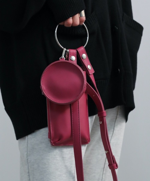 ap retro（アプレトロ）の「カラーリングショルダーBAG（ショルダーバッグ・レディース・ピンク/イエロー/グリーン/ブルー/ブラック・FREE）」の7枚目の写真