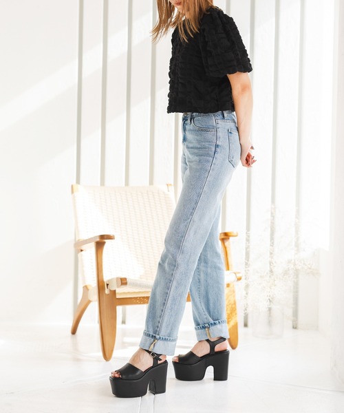 attagirl（アタガール）の「厚底ストラップバルキーサンダル（サンダル・レディース・ブラック/ベージュ/ブルー系その他/アイボリー/ホワイト/シルバー・LL/L/M/S）」の12枚目の写真