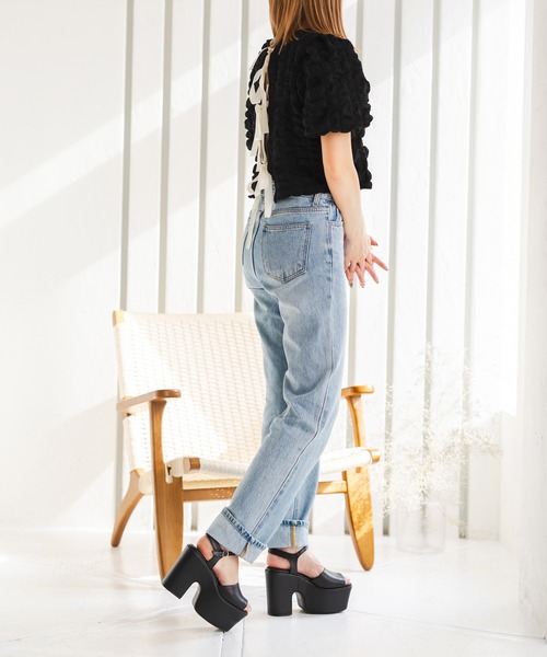 attagirl（アタガール）の「厚底ストラップバルキーサンダル（サンダル・レディース・ブラック/ベージュ/ブルー系その他/アイボリー/ホワイト/シルバー・LL/L/M/S）」の11枚目の写真