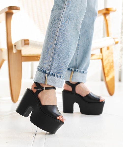 attagirl（アタガール）の「厚底ストラップバルキーサンダル（サンダル・レディース・ブラック/ベージュ/ブルー系その他/アイボリー/ホワイト/シルバー・LL/L/M/S）」の15枚目の写真