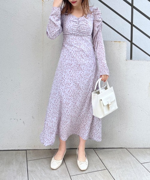 OLIVE des OLIVE(オリーブデオリーブ)の「オトナレディワンピース(ワンピース・レディース・サックスブルー/アイボリー・FREE)」の8枚目の写真