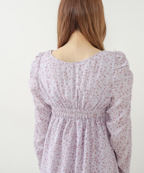 OLIVE des OLIVE(オリーブデオリーブ)の「オトナレディワンピース(ワンピース・レディース・サックスブルー/アイボリー・FREE)」の9枚目の写真