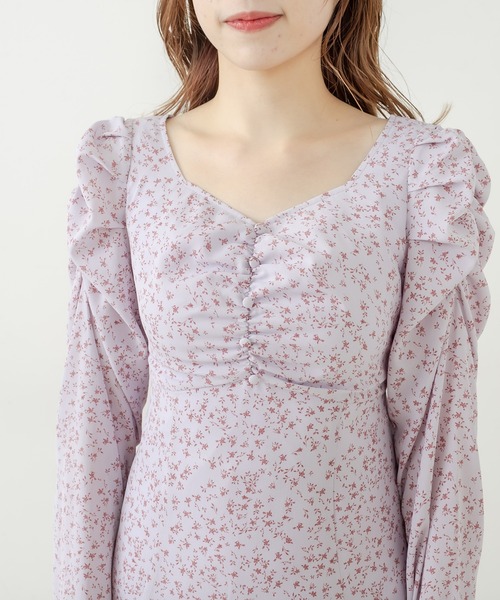 OLIVE des OLIVE(オリーブデオリーブ)の「オトナレディワンピース(ワンピース・レディース・サックスブルー/アイボリー・FREE)」の16枚目の写真