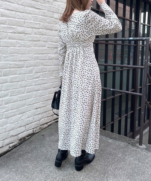 OLIVE des OLIVE(オリーブデオリーブ)の「オトナレディワンピース(ワンピース・レディース・サックスブルー/アイボリー・FREE)」の10枚目の写真