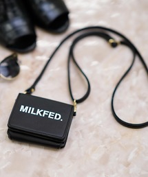 MILKFED. | STENCIL LOGO SHOULDER STRAP WALLET(財布)