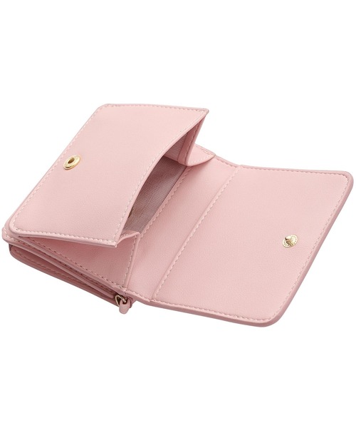 MILKFED.（ミルクフェド）の「STENCIL LOGO SHOULDER STRAP WALLET（財布・レディース・ライトピンク/ブラウン/ブラック・ONE SIZE）」の5枚目の写真