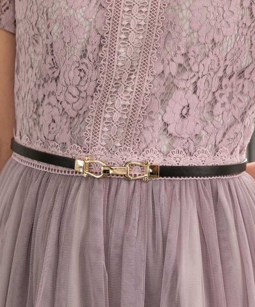 form forma（フォルムフォルマ）の「スライドベルト（ベルト・レディース・アイボリー/ブラック・FREE）」の4枚目の写真