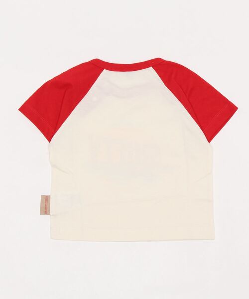 Life Support Products（ライフサポートプロダクツ）の「防汚加工ラグランプリントＴシャツ（80～140cm）（Tシャツ/カットソー・キッズ・グリーン/パープル/レッド/ライトブルー・80/90/100/110/120/95/130/140）」の9枚目の写真